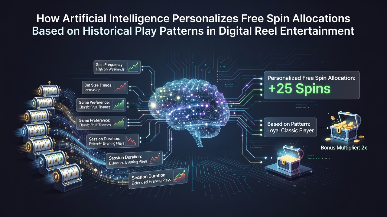 AI analyzing player data patterns in digital reel systems