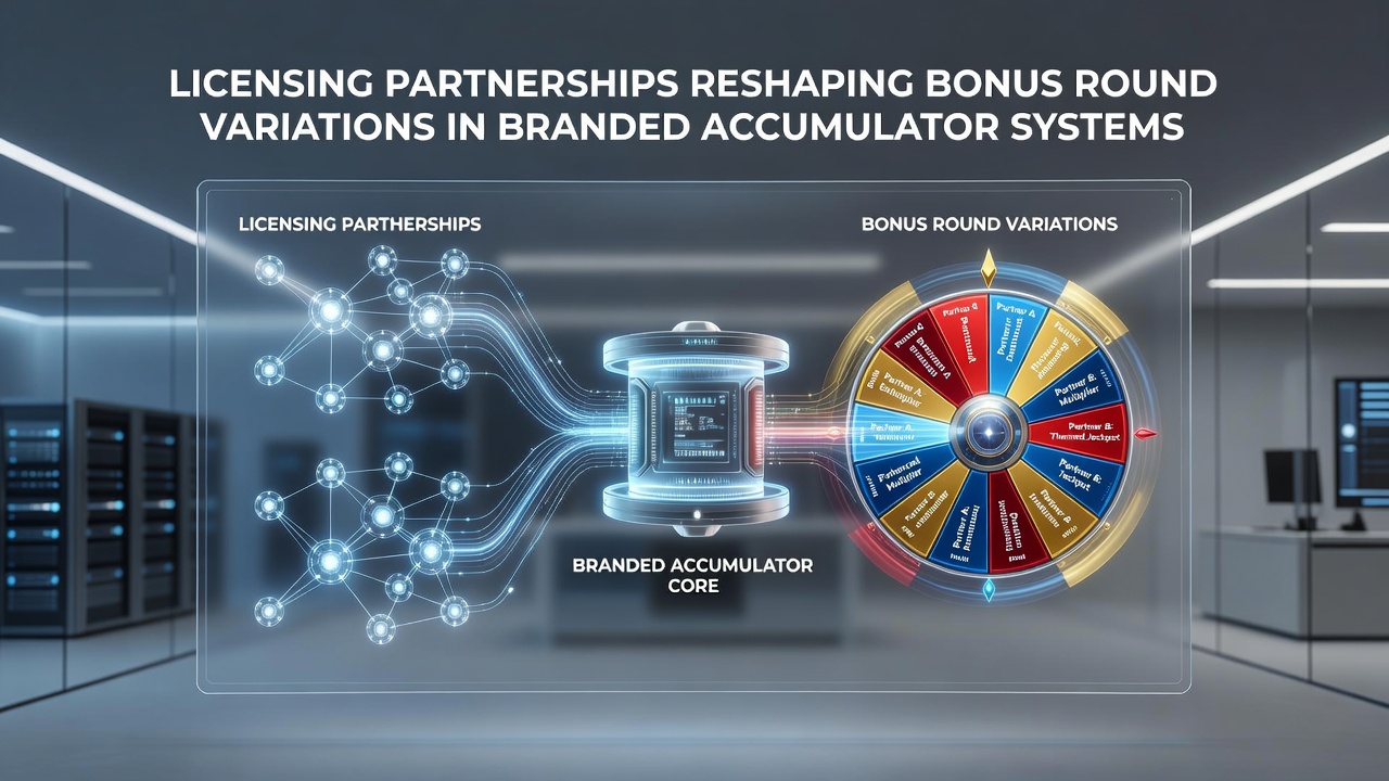 Licensing partnerships driving changes in bonus round mechanics for branded accumulator slot systems