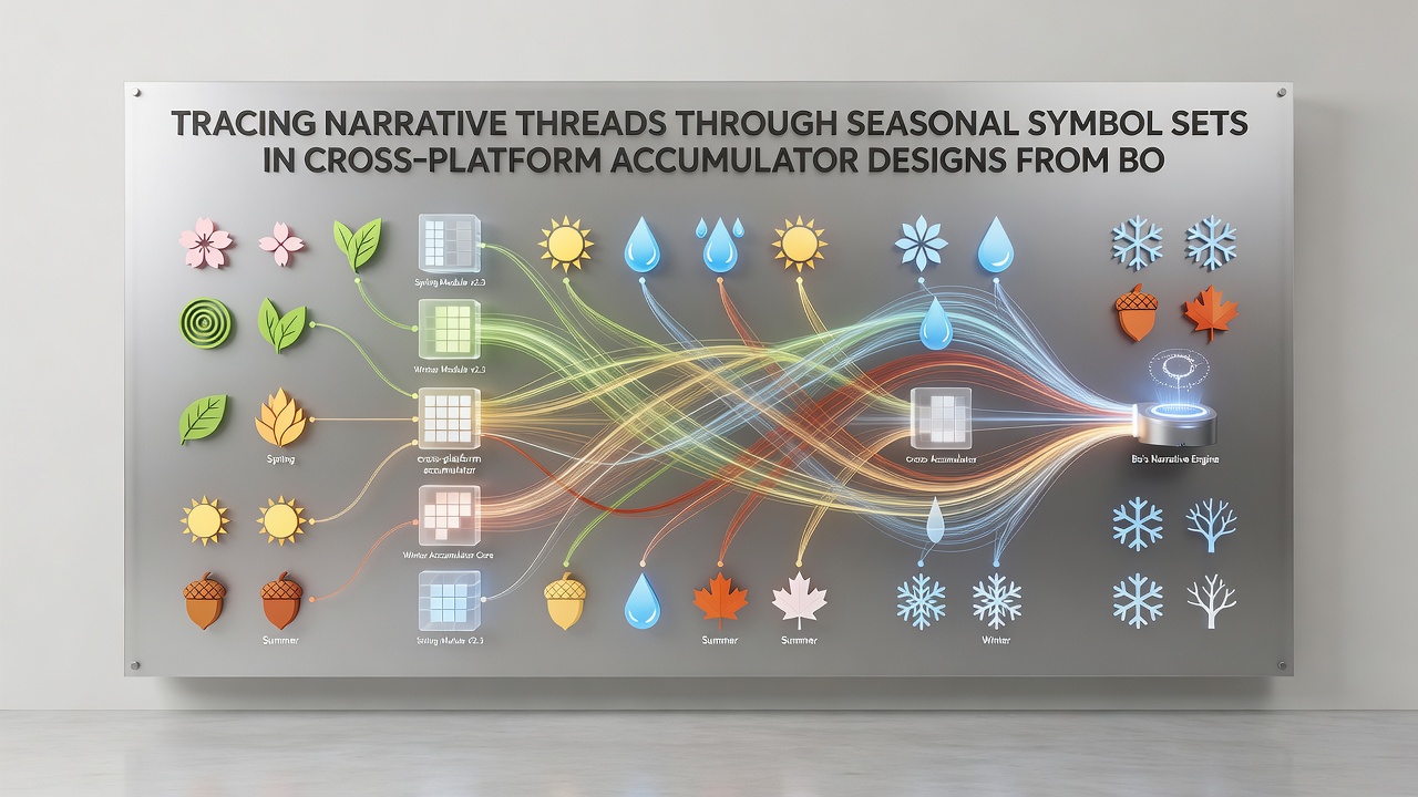 Seasonal symbol transitions mapped onto accumulator progression paths in cross-platform game builds